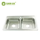 Stainless Steel Stainless Sink Restaurant Stainless Steel Bathroom Sink Farmhouse Kitchen Double Sink