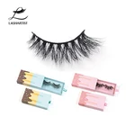 3d Packing Natural 3D Layered Look Siberian Mink Eyelash Customized Packing Cases