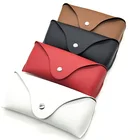 Hard Eyes Reading Glasses Bag PU Leather Glasses Pouch Custom LOGO Sunglasses Case For Sunglasses