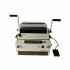 6918 4in 1 multi-functional electric wire book binding machine for A4/A5 paper