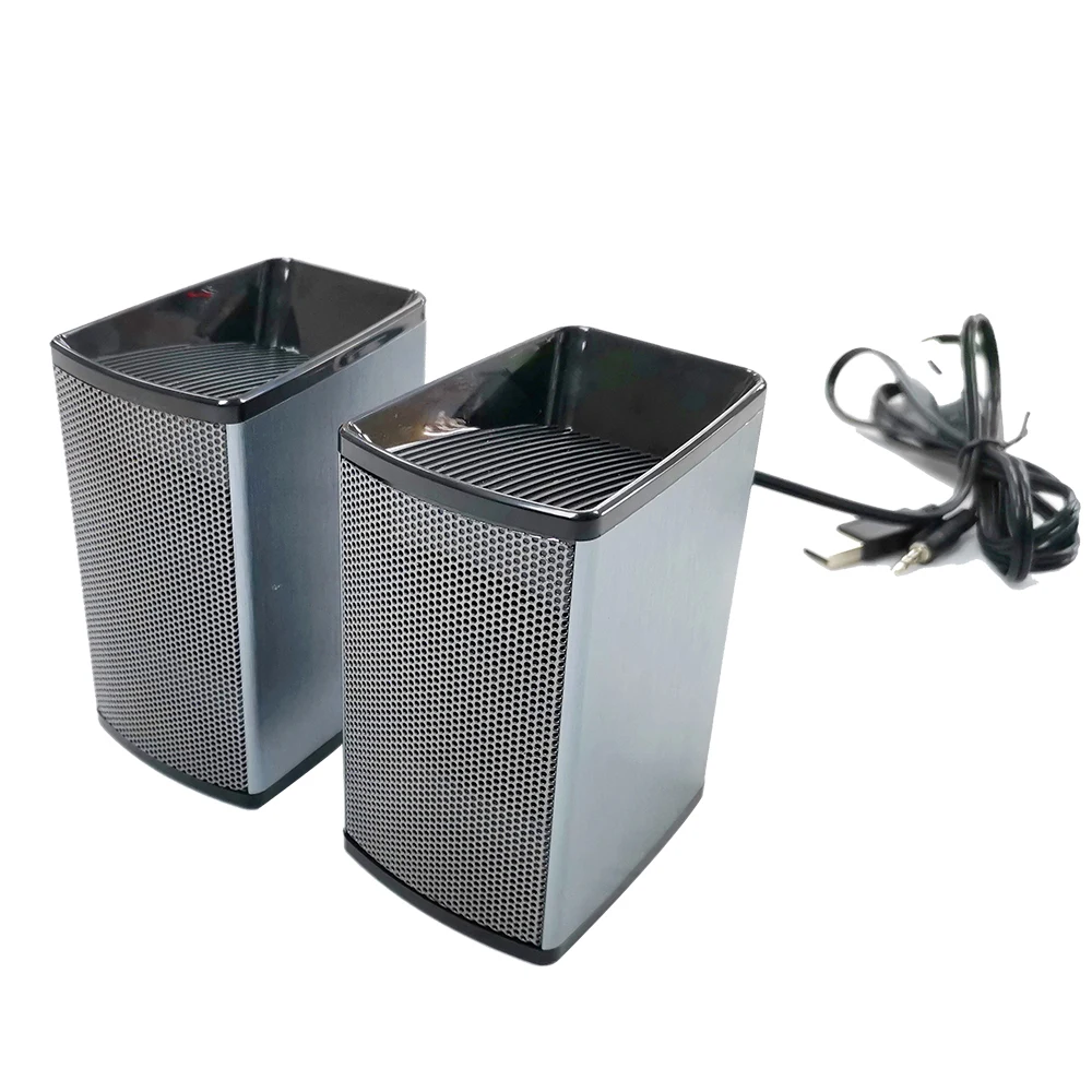 3.5mm Mini Computer Speakers Powered by USB - ANKUX.COM