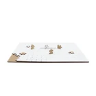 custom large wooden mdf a4 size sublimation jigsaw puzzle