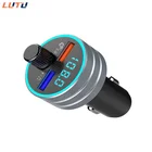 LUTU car bluetooth transmitter usb charger mp3 player