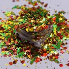 Christmas tree chunky mixed eyes glitter cosmetic