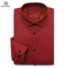 Fashion Formal Dress Shirt 40% Cotton 60% Polyester Business Velvet Shirt Men'S Dress Shirt