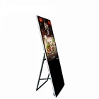 Full Hd Tv Advertising Screens 55" Floor Standing Full Hd Big Tv Portable Advertising Display Screen