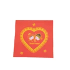 Customized disposable paper napkins for wedding