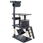 Wholesale Sisal Castle Modern Large Big Climbing Scratch Pet Scratcher Wood Condo Furniture Tower Cat Tree
