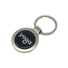 OEM New Promotion gifts rings key chain, custom design steel metal keychain