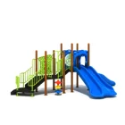 Top quality outdoor play gym commercial kids slide outdoor playground for children