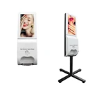 New Design on the Hand Sanitizer Dispenser Digital Display Kiosk 3000ml Tank with Email Water Alarm