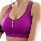 Wholesale fitness sweat absorbent running vest yoga gym bra women workout crop sports bra