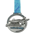 Custom Plated Metal Swimming Medal Of Honor