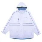 Casual plus size girls fashionable oversized zip up polyester street style unisex hoodies sweatshirts