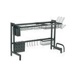 Discount Price Metal Stainless Steel Dish Drain Rack, Kitchen Organizer