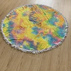 Good Quality Fashion Design Tie Dye Round Beach Towel For Beach