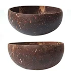 Hot Deal Fancy Wholesale Handmade FDA SGS Eco Friendly Diameter 15cm Large Polish Big Coconut Shell Bowl