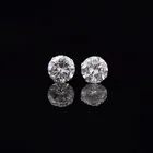Fashion Earrings Factory Directly Offer 925 Silver Zircon Fashion Stainless Steel Stud Earrings