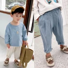 wholesale 2019 custom fashion design kids boys denim jeans pant