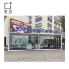 Modern sandwich panel prefab houses container haus for restaurant/office/shop Low cost