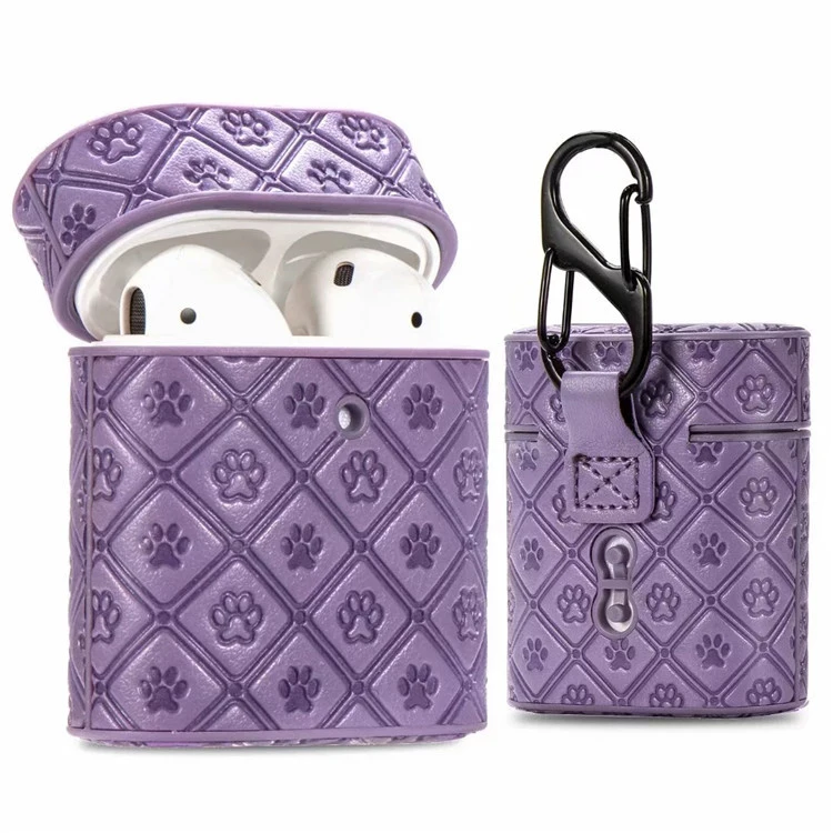 Leather Protective Airpod Case Cover Leather Case For Airpods 1/2