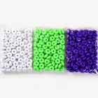 Wholesale 21mm*12mm perforated or non-perforated jewelry apparel accessories DIY acrylic abacus other loose beads