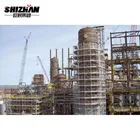 outrigger quick form scaffolding for spiral staircase