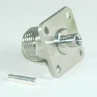 best price n female four holes flange mount connector