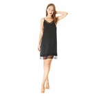 Lingerie Women's Satin Silk Lace Lingerie Sleepwear Sexy Night Dress For Wedding Night
