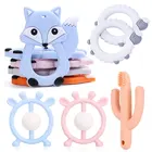 Baby Toys Organic Baby Toy Organic Silicone Baby Teething Toys Teether Wood Autism Sensory Kids Toys