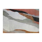 Custom hand knotted small fur 100% new Zealand wool rug living room carpet
