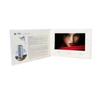 Chinese factory high quality with sound chip hot selling music video screen greeting cards