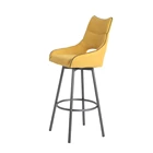 China Hot selling Modern metal frame fabric bar chair Counter bar stools