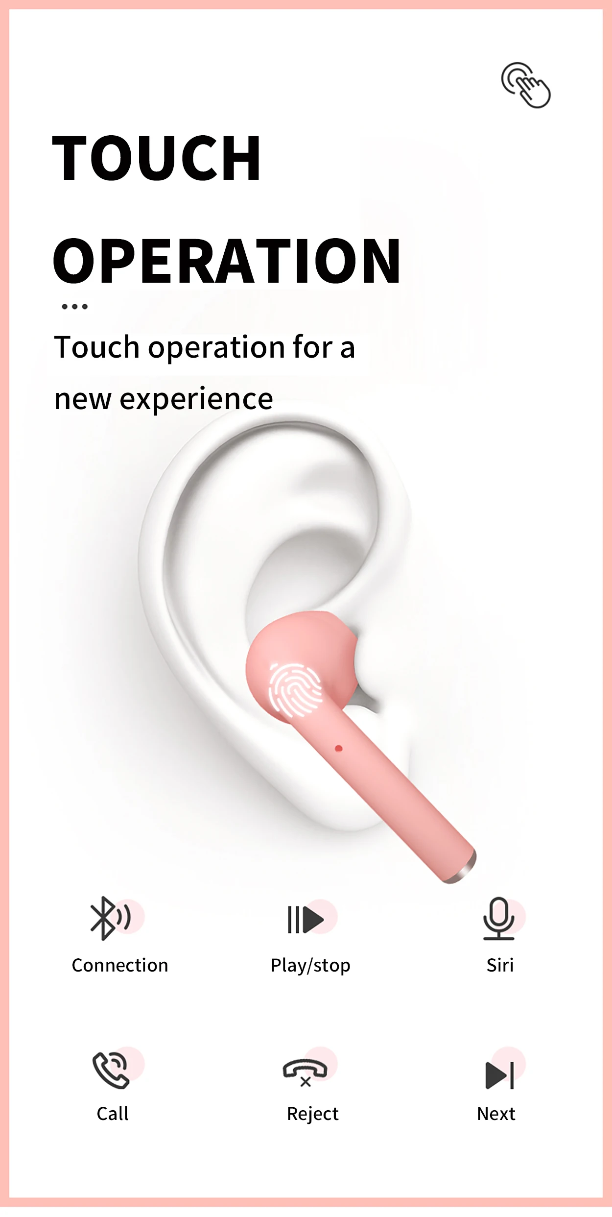 Macaron Headphone Inpods 12 i12 Frosted Matte Touch Feeling Tws Wireless Earphone For iPhone 11 Pro Android Earbuds Stereo - ANKUX.COM