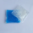 Hot and cold pack square reusable ice therapy gel beads packs