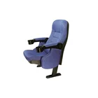 Movie house chair drinks holder PU armrest uplifed soft Cinema theatre seating