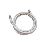 Custom white PVC jacket bare cooper with RJ45 connector Ethernet lan cable Cat6 UTP Patch Cord cable