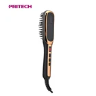 PRITECH Ceramic Coating Plate fast hair styling Care Electric Hair Straightener Comb