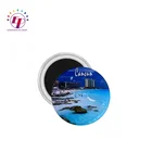 magnet fridge magnet round tin magnet Cancun souvenir