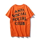 Hop Street Style Custom Orange Hip Hop Cotton Mens Clothing Blank Wholesale Factory T Shirts Printing