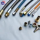 Steam Pipe Steam Hose High Temperature Steam Pipe Steel Flexible Braided Ptfe Hose With Various Coupling