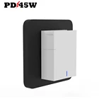 W Charger 2020 New Arrival Black Technology PD 45 W Portable Phone Holder Wall Charger CE Ul Rohs