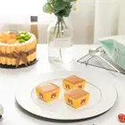 Eco-Friendly Material Catering Event Beaded Silver Plastic Plate Holder