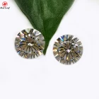 Redleaf CZ Gems 5A 16 heart &16 arrow cubic zirconia white color round shape loose gemstone