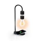 innovative product 2020 promotion gifts floating bulb magnetic night magnetic desk lamp levitating