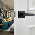 Zinc Alloy lever lobby door locks for hotel restaurants