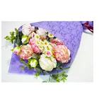 High-end 3D Embossed Non-woven Fabric for Wrapping Fresh Flower