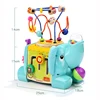 5 in 1 elephant baby wooden garden Activity centre beads cube 120384