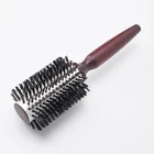 Over Big Size Hair Comb Massage Brush Wood Round Hair Brush With Baor Bristle or horse hair