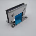 High quality bathroom stainless steel brass H back plate glass shower door pivot hinge